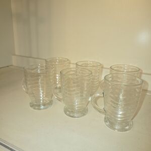 ⭐️40% Off⭐️Clear Wavy Glass 4oz Espresso Mugs